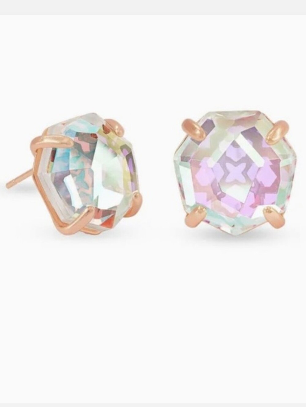 Kendra Scott Dichroic Glass Ryan Stud Earrings - Picture 3 of 8